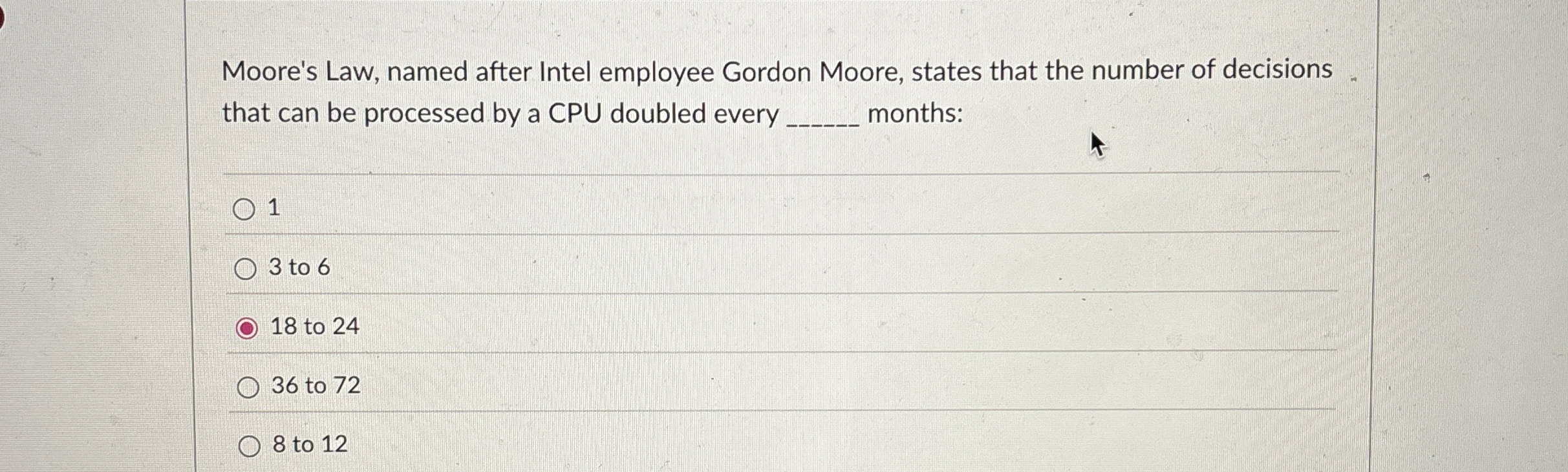 How to solve Moore's Law, named after Intel