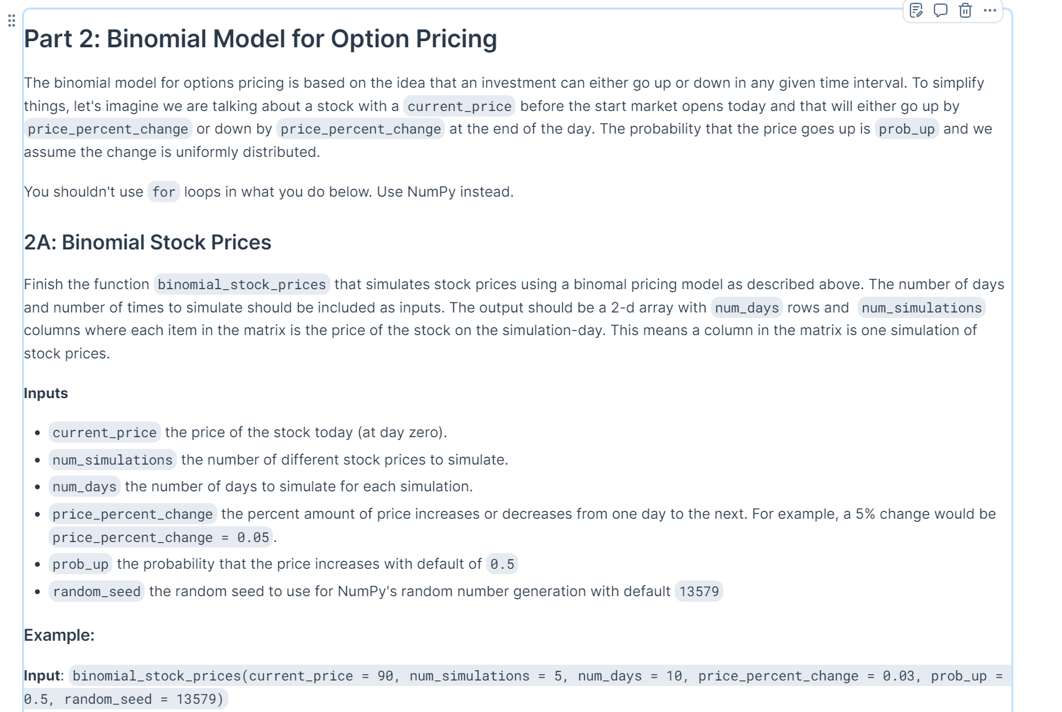 Binomial Model for Option Pricing: Picuture 1 is