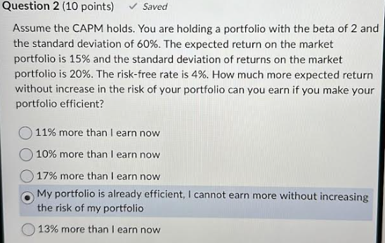 Please check if I answer correctly: Question 1 (2