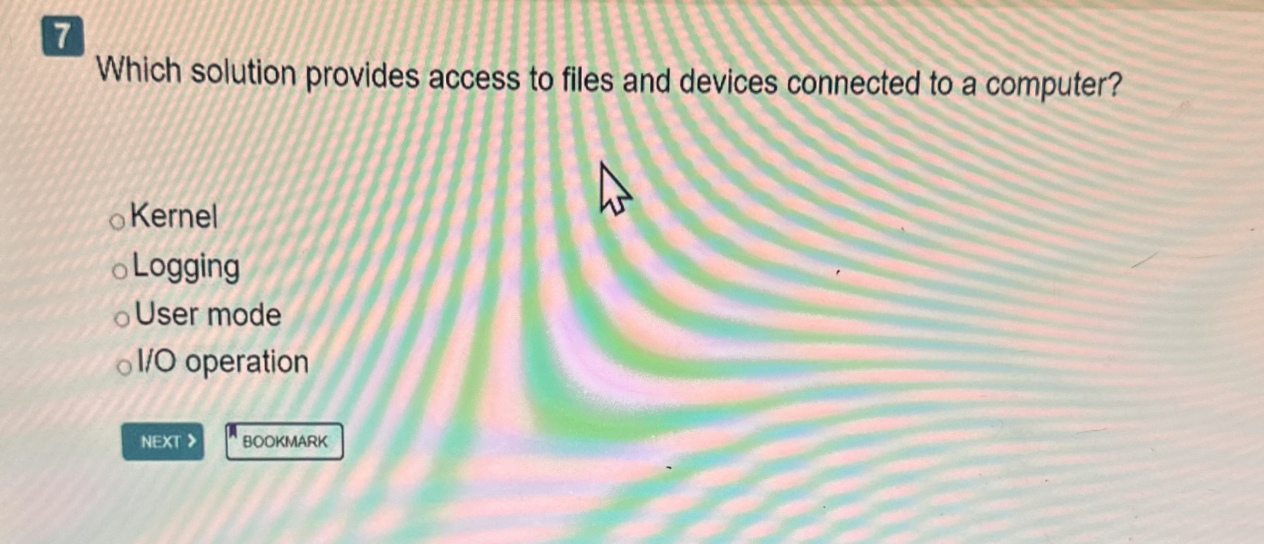 7 Which solution provides access to files and
