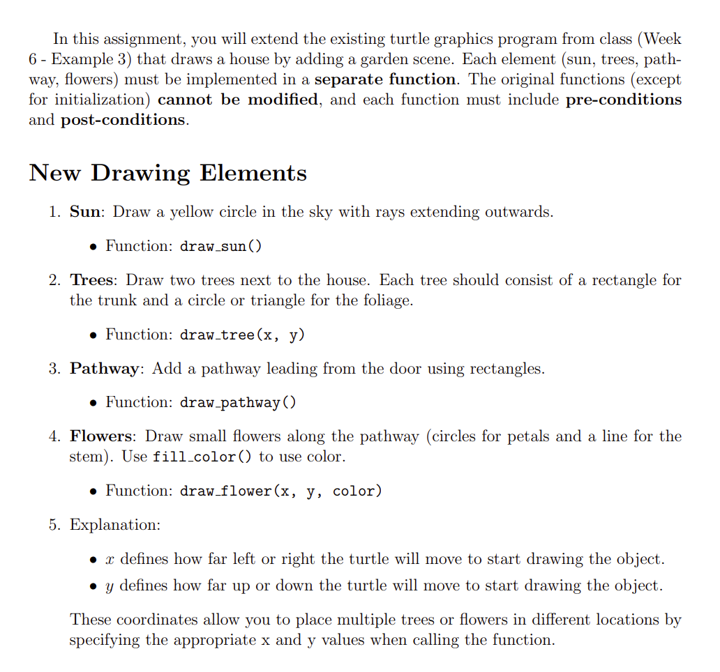 In this assignment, you will extend the existing