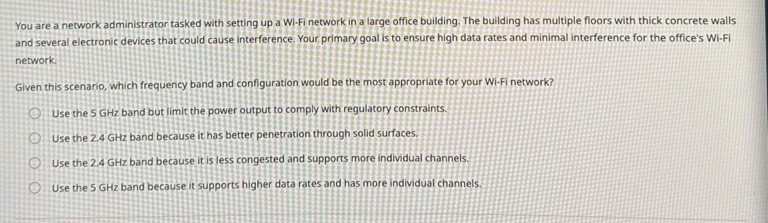 You are a network administrator tasked with