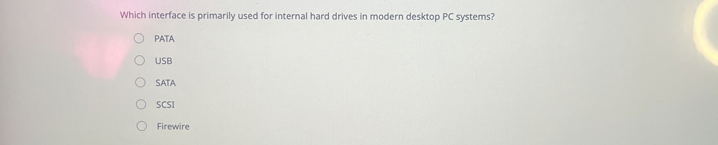 Which interface is primarily used for internal