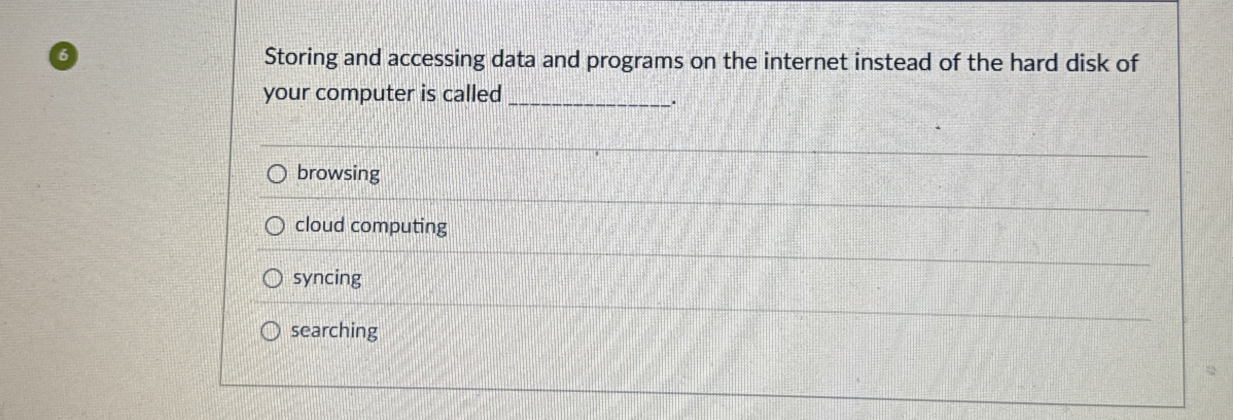 Storing and accessing data and programs on the