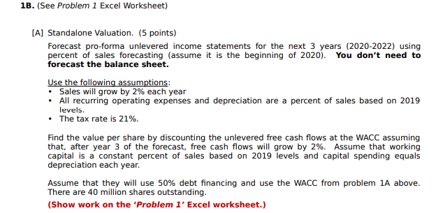 Hi please answer Part A by forecasting this