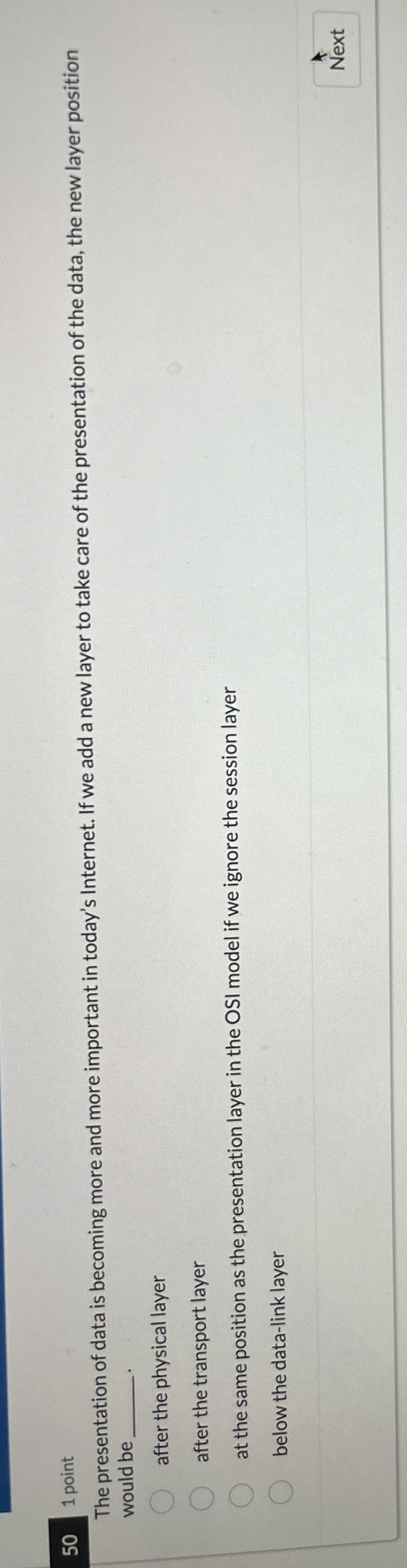 The presentation of data is becoming more and