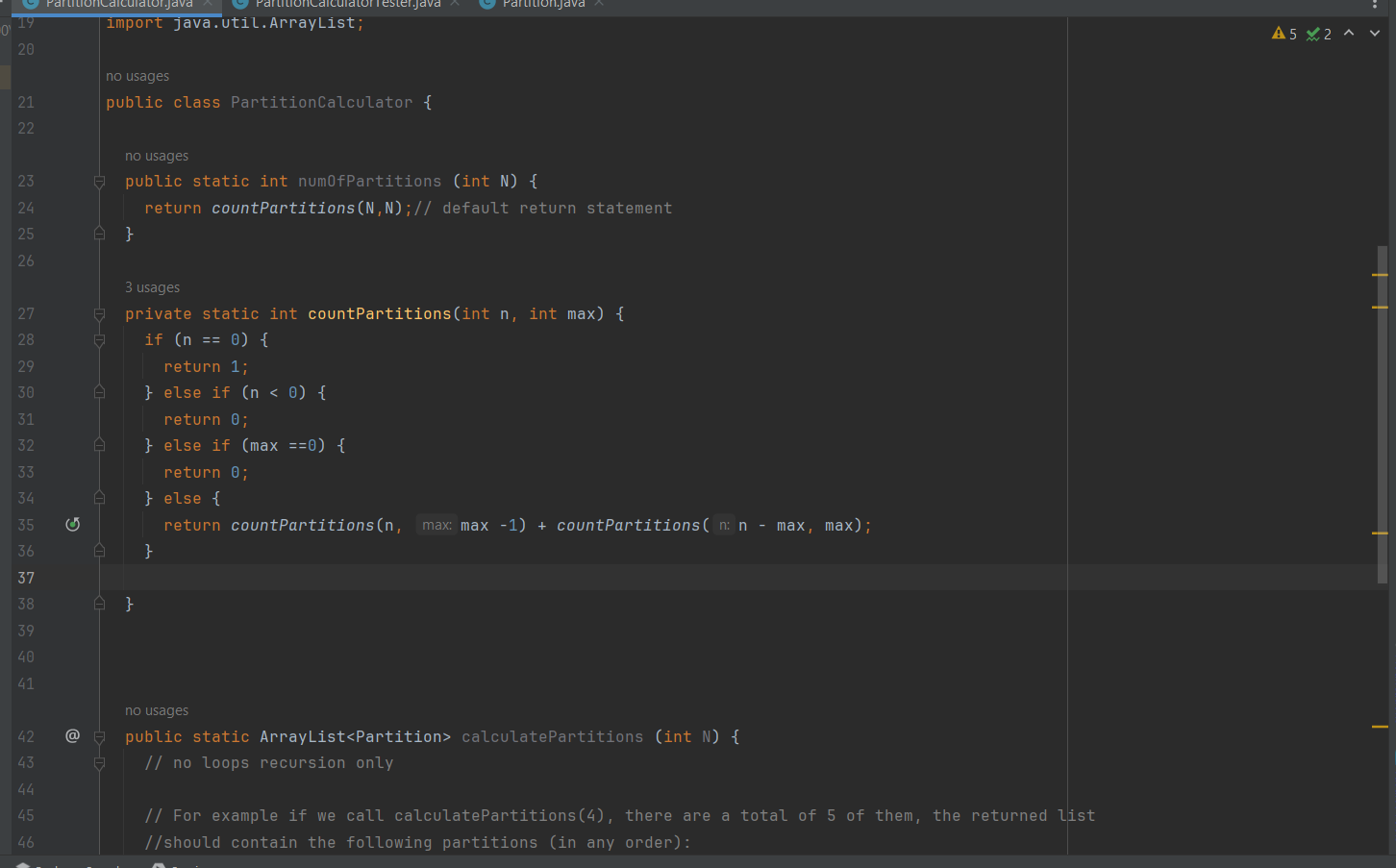 please help with calculate permutations method in