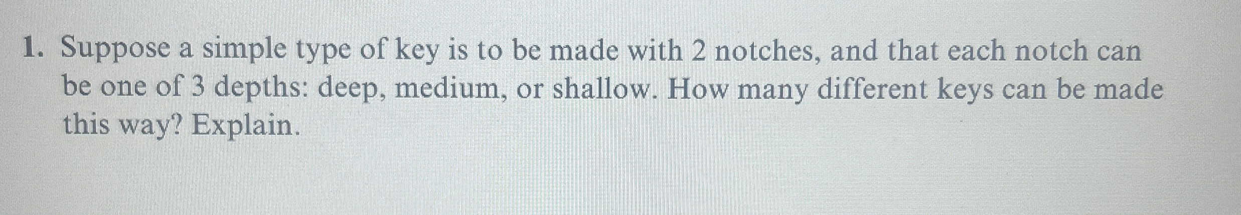 Draw a tree diagram for the problem below.