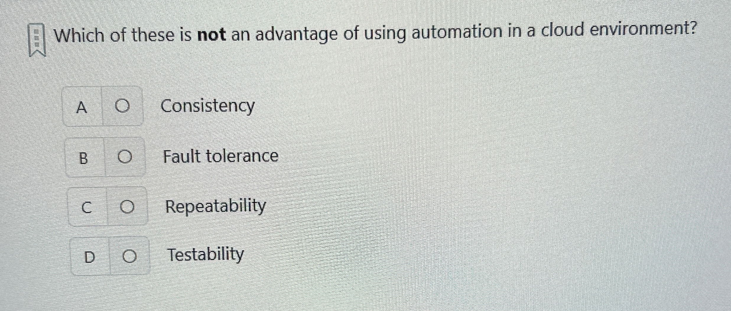Which of these is not an advantage of using