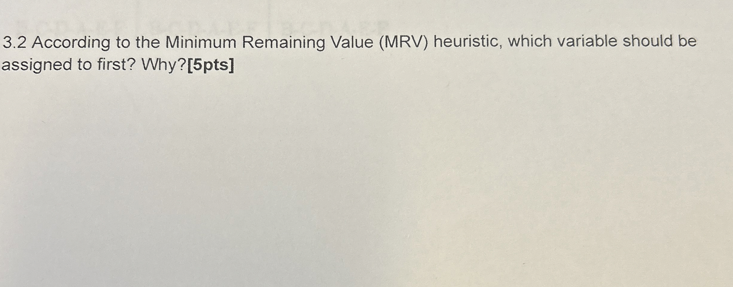 3 . 2 According to the Minimum Remaining Value (
