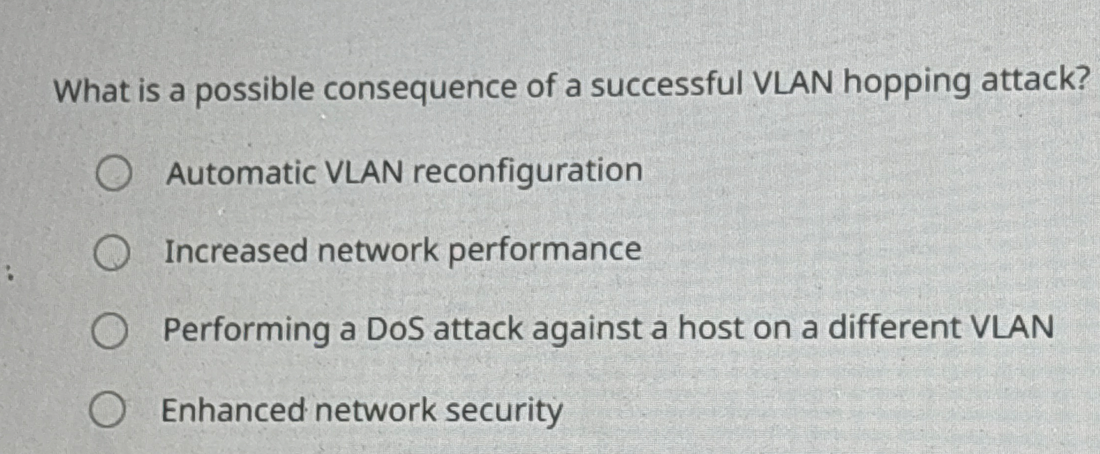 What is a possible consequence of a successful