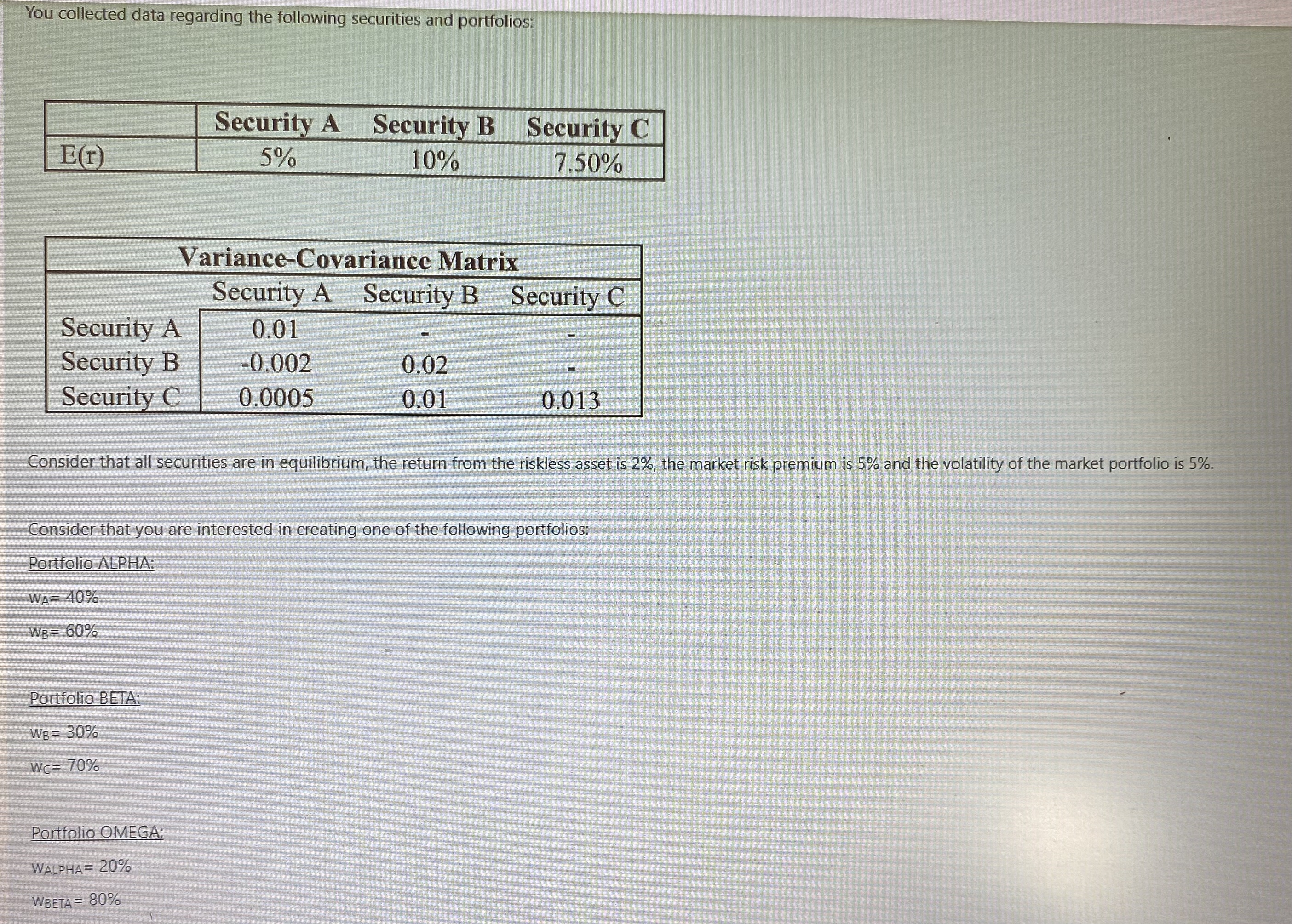 Consider an agent with the following utility