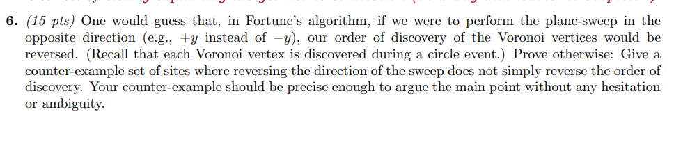 6 . ( 1 5 pts ) One would guess that, in