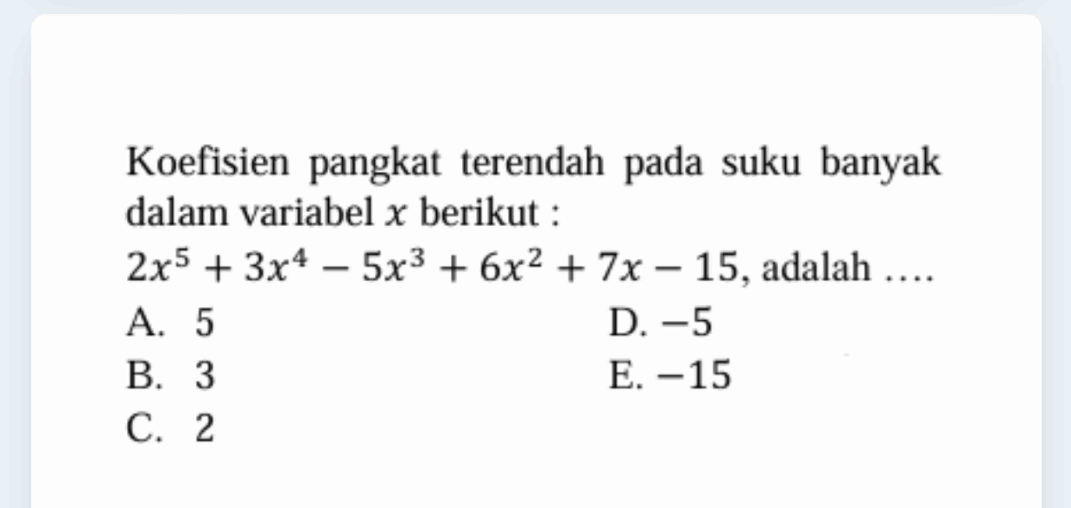 code class = "asciimath"  style="width: 25%; display: block; margin-left: 0; margin-right: auto;"></a></div>                                                                                    </h2>
                                                                            </div>
                                </div>
                                                                <div class="related-question-statment col-md-12 col-lg-12">
                                    <div class="no-padding question-statement-complete-placement">
                                                                                <h2 class="small_h2">
                                            <a href="/study-help/questions/which-of-these-are-true-about-writing-algorithms-in-pseudocode-26224839"
                                               class="related-question-statement-styling">Which of these are true about writing algorithms in pseudocode? I. Every step is clear II . The sequence of steps should be doable III. The algorithm should terminate Group of answer choices II and III only I and III only I and II only I, II , and III</a>                                                                                    </h2>
                                                                            </div>
                                </div>
                                                                <div class="related-question-statment col-md-12 col-lg-12">
                                    <div class="no-padding question-statement-complete-placement">
                                                                                <h2 class="small_h2">
                                            <a href="/study-help/questions/which-of-the-following-is-on-the-same-subnet-as-26224840"
                                               class="related-question-statement-styling">Which of the following is on the same subnet as 1 9 2 . 1 6 8 . 0 . 0 ( mask = 2 5 5 . 2 5 5 . 2 5 5 . 0 ) ? 1 9 2 . 1 6 . 8 0 . 5 1 9 2 . 1 6 8 . 0 . 1 2 1 9 2 . 1 6 8 . 3 . 3 1 9 2 . 1 6 5 . 0 . 5</a>                                                                                    </h2>
                                                                            </div>
                                </div>
                                                                <div class="related-question-statment col-md-12 col-lg-12">
                                    <div class="no-padding question-statement-complete-placement">
                                                                                <h2 class="small_h2">
                                            <a href="/study-help/questions/use-of-a-centralized-database-to-integrate-all-concertwearcom-functional-26224841"
                                               class="related-question-statement-styling">Use of a centralized database to integrate all ConcertWear.com functional area data is an example of a ( n ) ?</a>                                                                                    </h2>
                                                                            </div>
                                </div>
                                                                <div class="related-question-statment col-md-12 col-lg-12">
                                    <div class="no-padding question-statement-complete-placement">
                                                                                <h2 class="small_h2">
                                            <a href="/study-help/questions/vendors-of-employment-tests-provide-employers-with-cross-validating-26224844"
                                               class="related-question-statement-styling">Vendors of employment tests provide employers with 