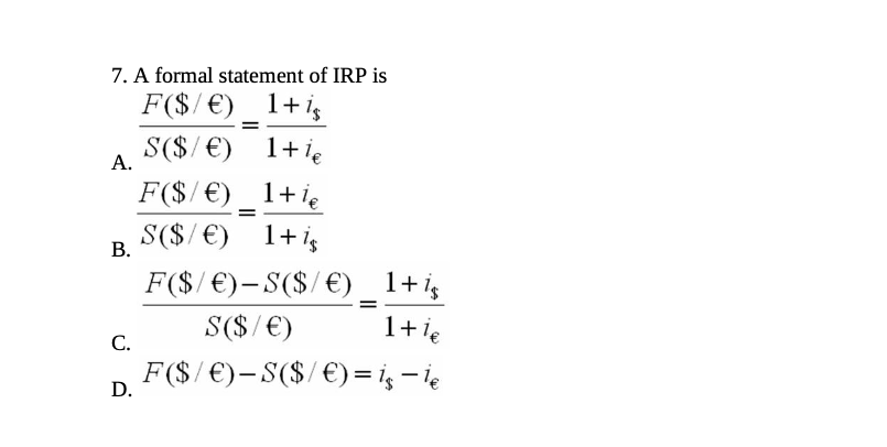 Which option is the correct answer? See