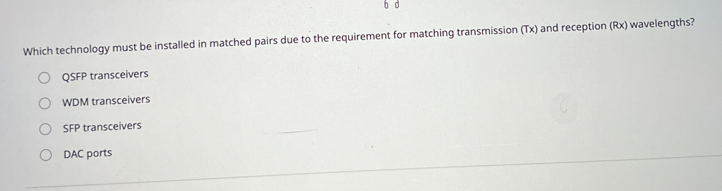 Which technology must be installed in matched