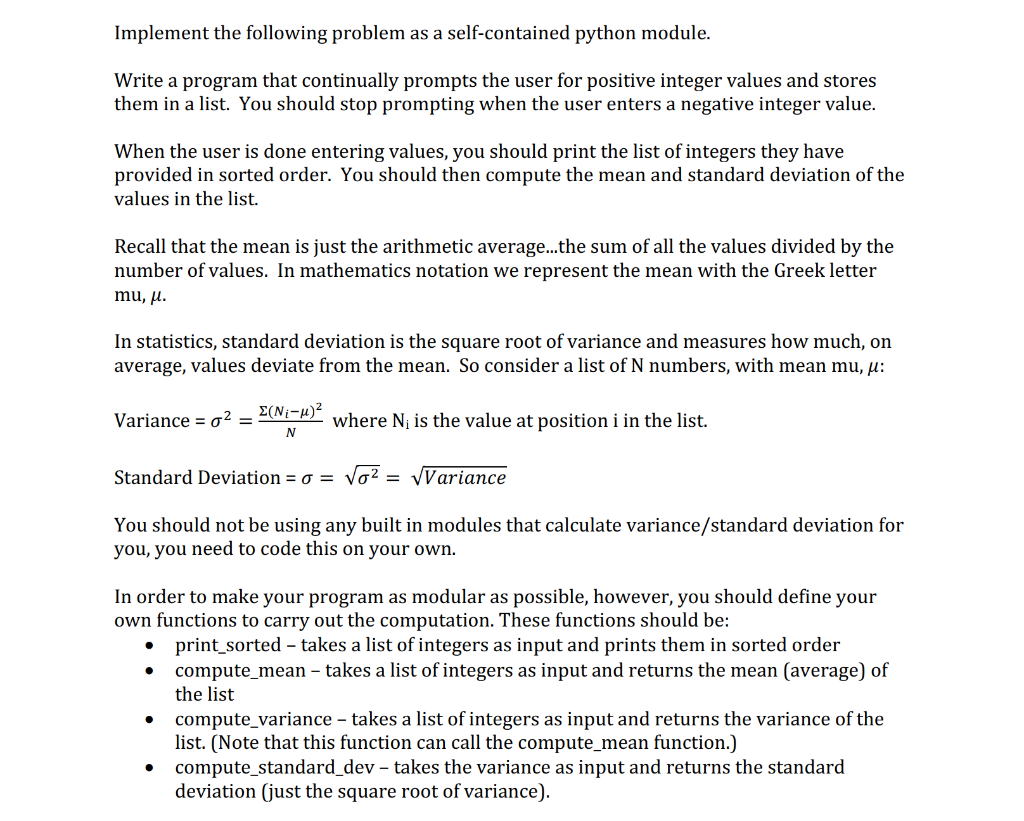 Your program should prompt the user for real