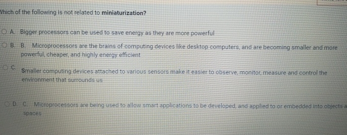 Which of the following is not related to