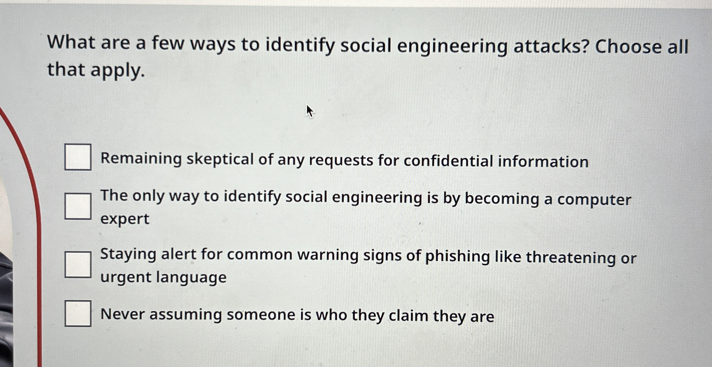 What are a few ways to identify social