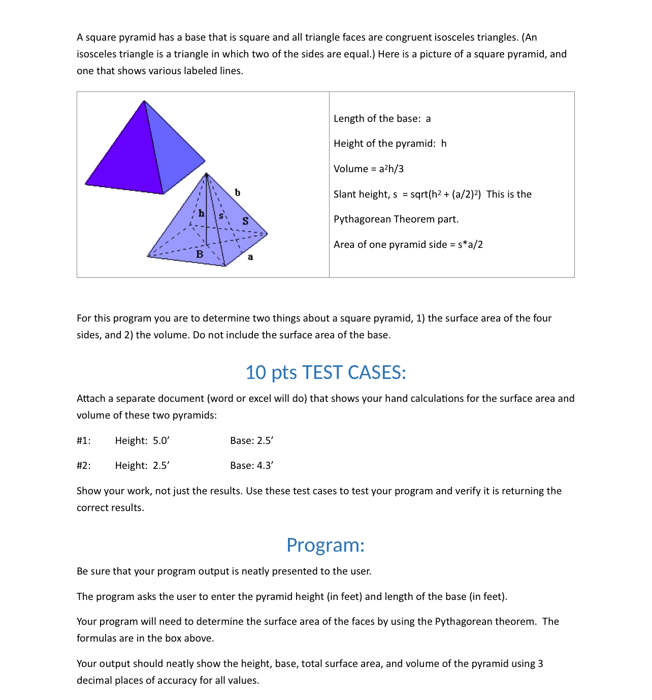Using python. Create a code that uses the