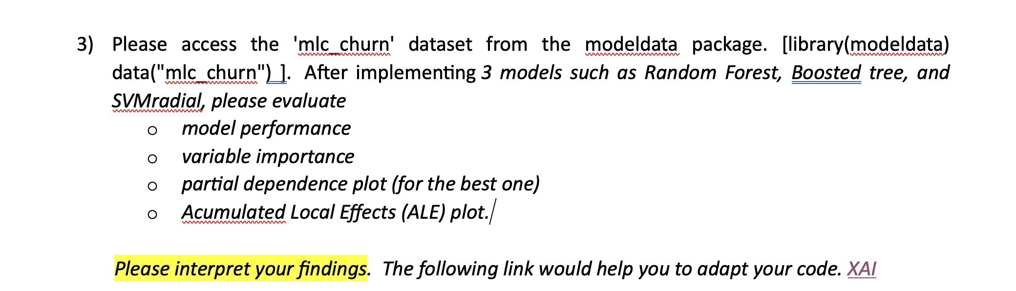 Please access the ' mlc churn' dataset from the