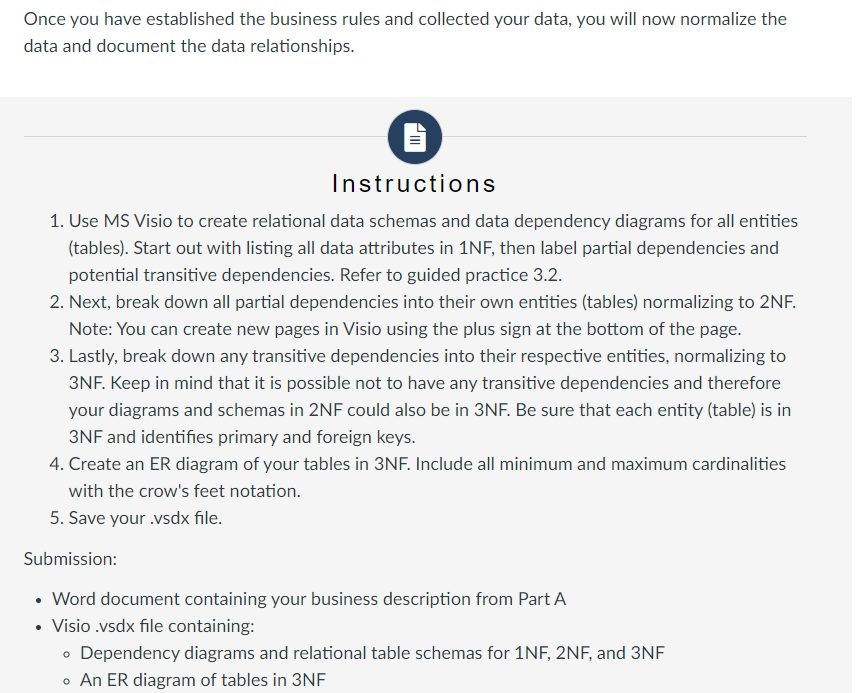 help on completing this assignment