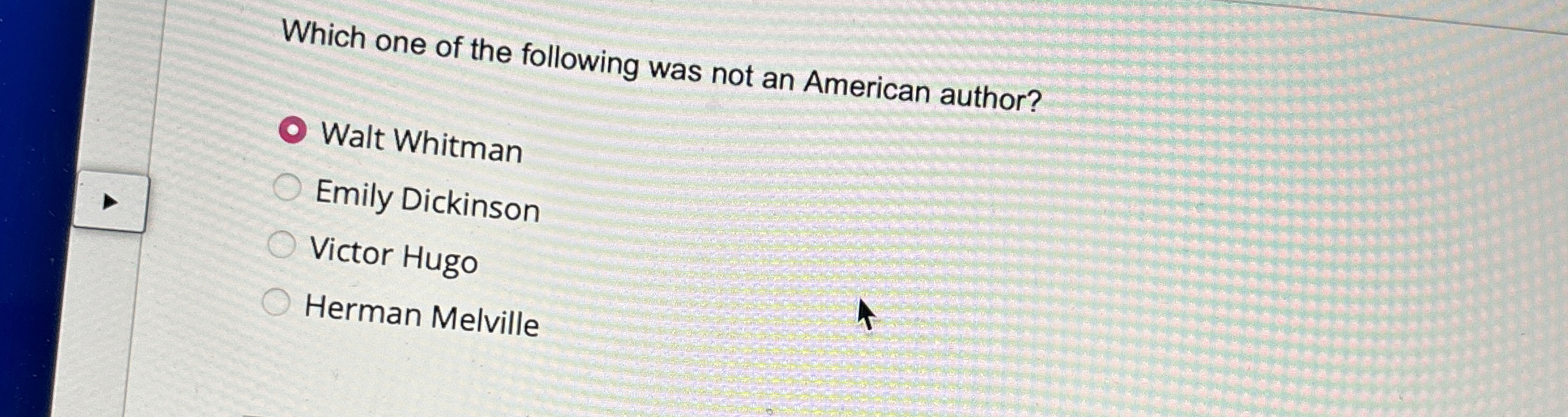 Which one of the following was not an American