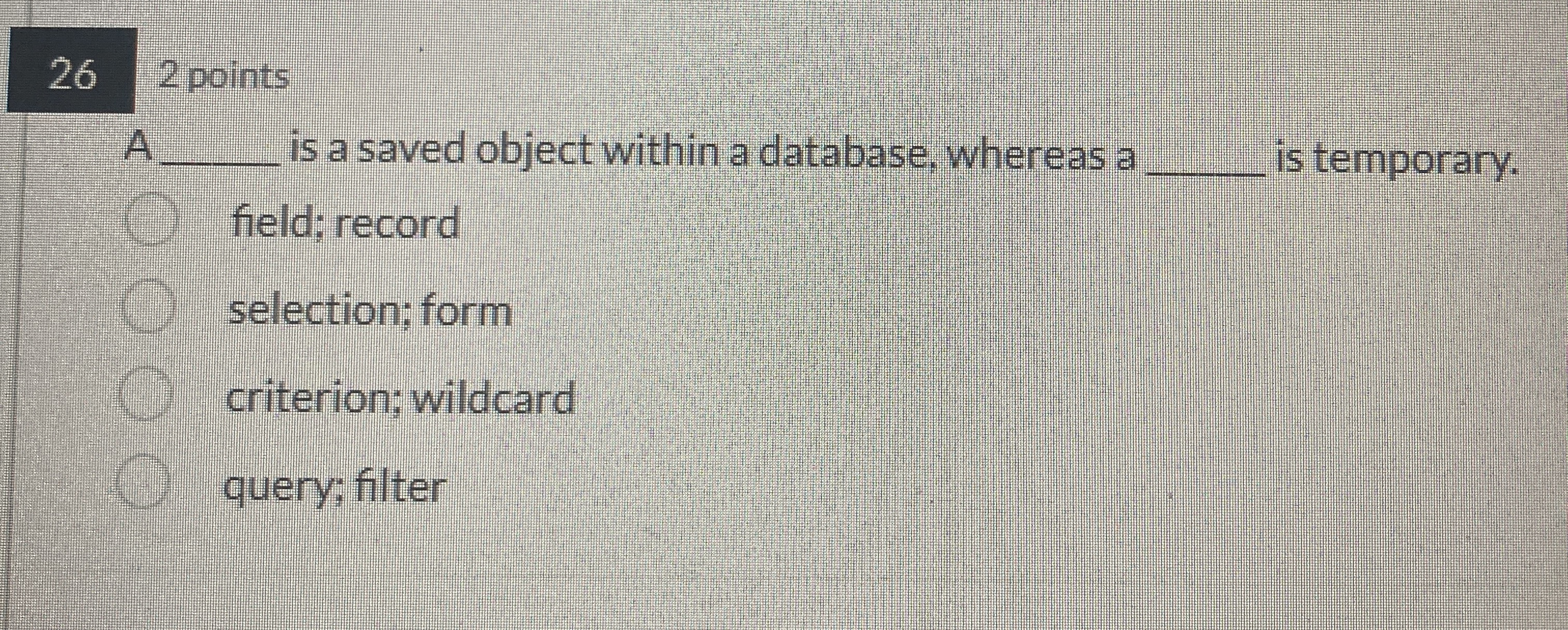 2 6 2 points A q , is a saved object within a