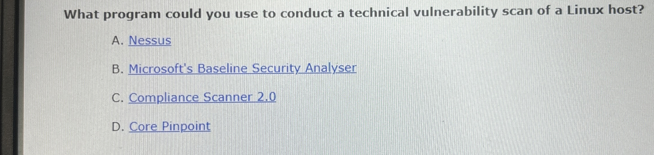 What program could you use to conduct a technical