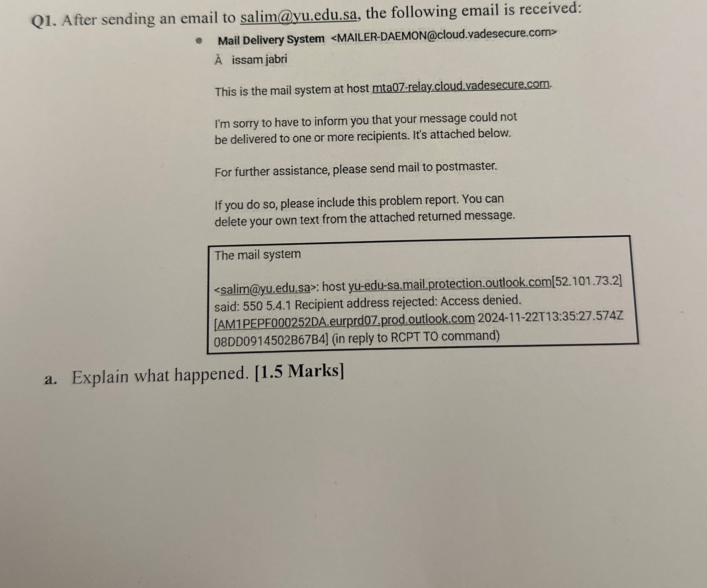 Submit your answers sheet as one PDF file. Q 1 .