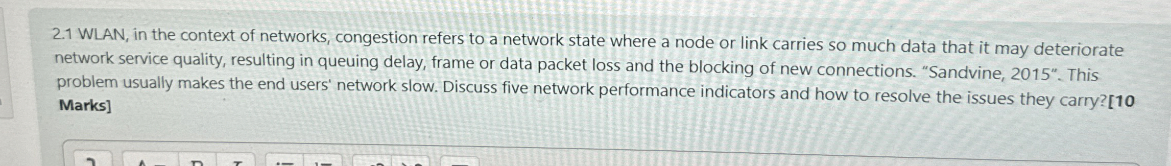 2 . 1 WLAN, in the context of networks,