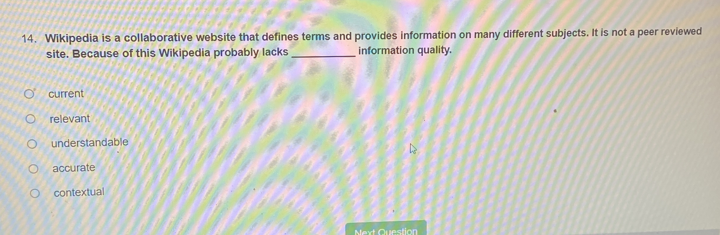 Wikipedia is a collaborative website that defines