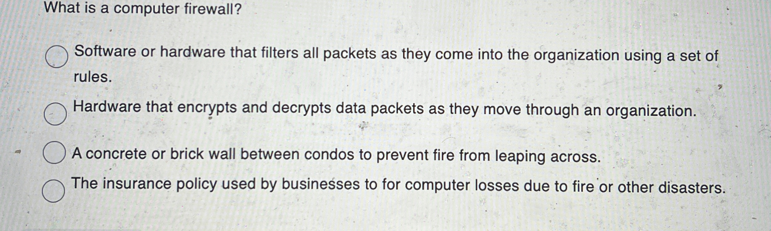 What is a computer firewall? Software or hardware