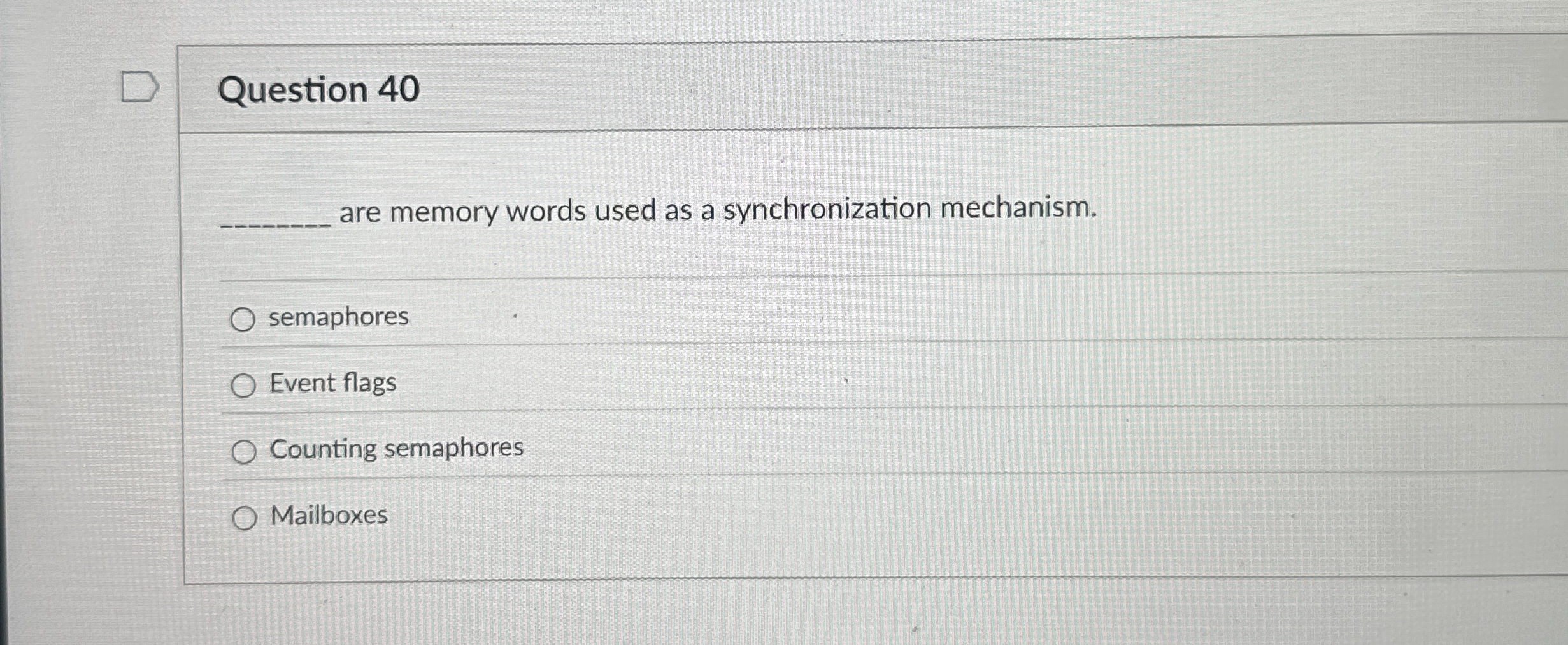 Question 4 0 are memory words used as a