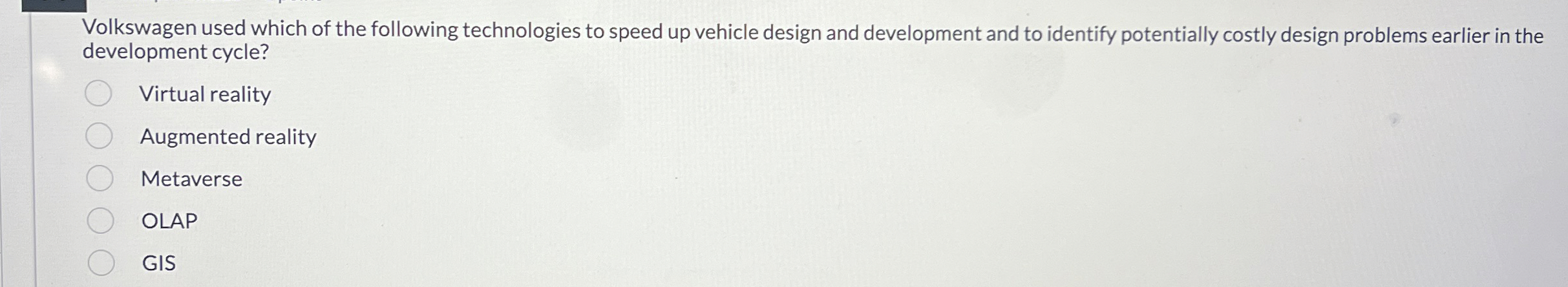 Volkswagen used which of the following