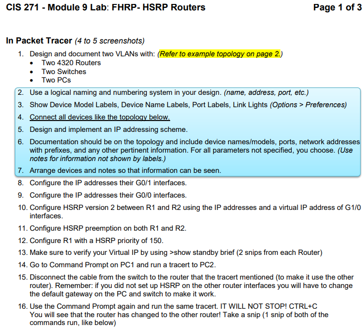 I NEED THIS FAST I Packet Tracer ( 4 to 5