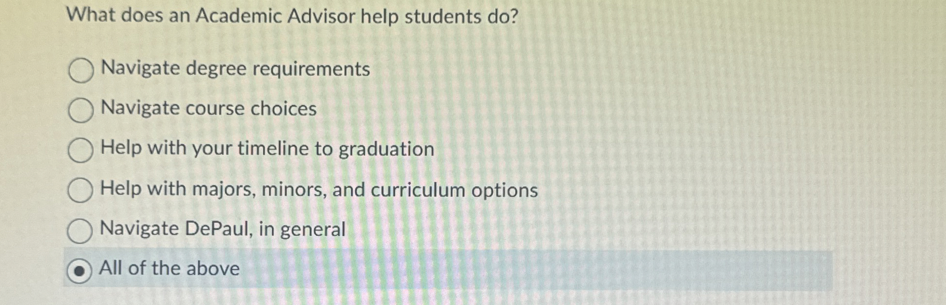 What does an Academic Advisor help students do ?