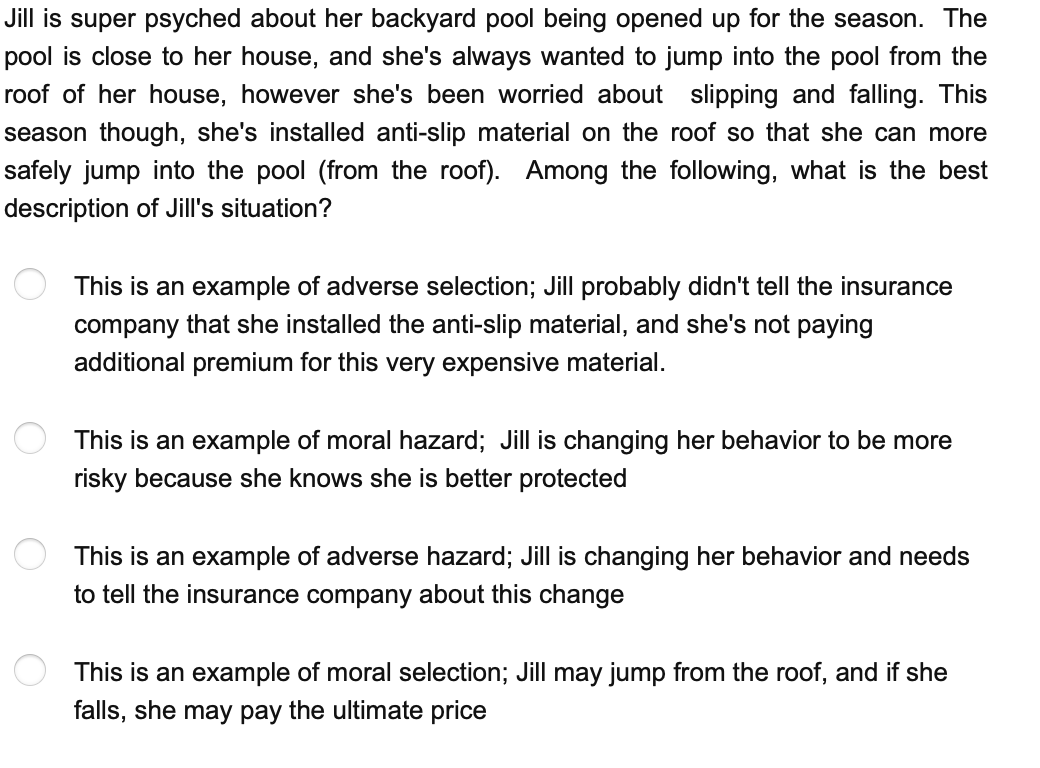 Jill is super psyched about her backyard pool