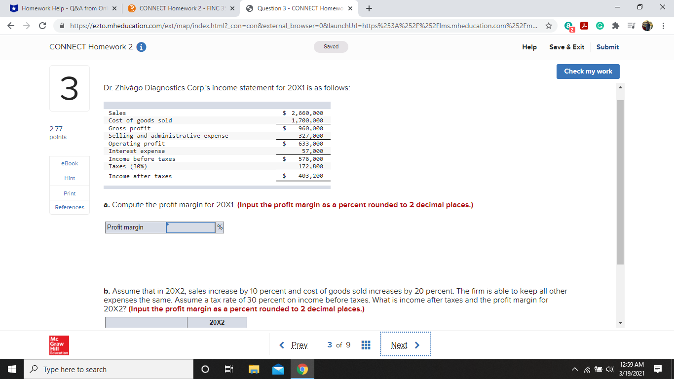 *Homework Help - Q&A from Onl x @ CONNECT