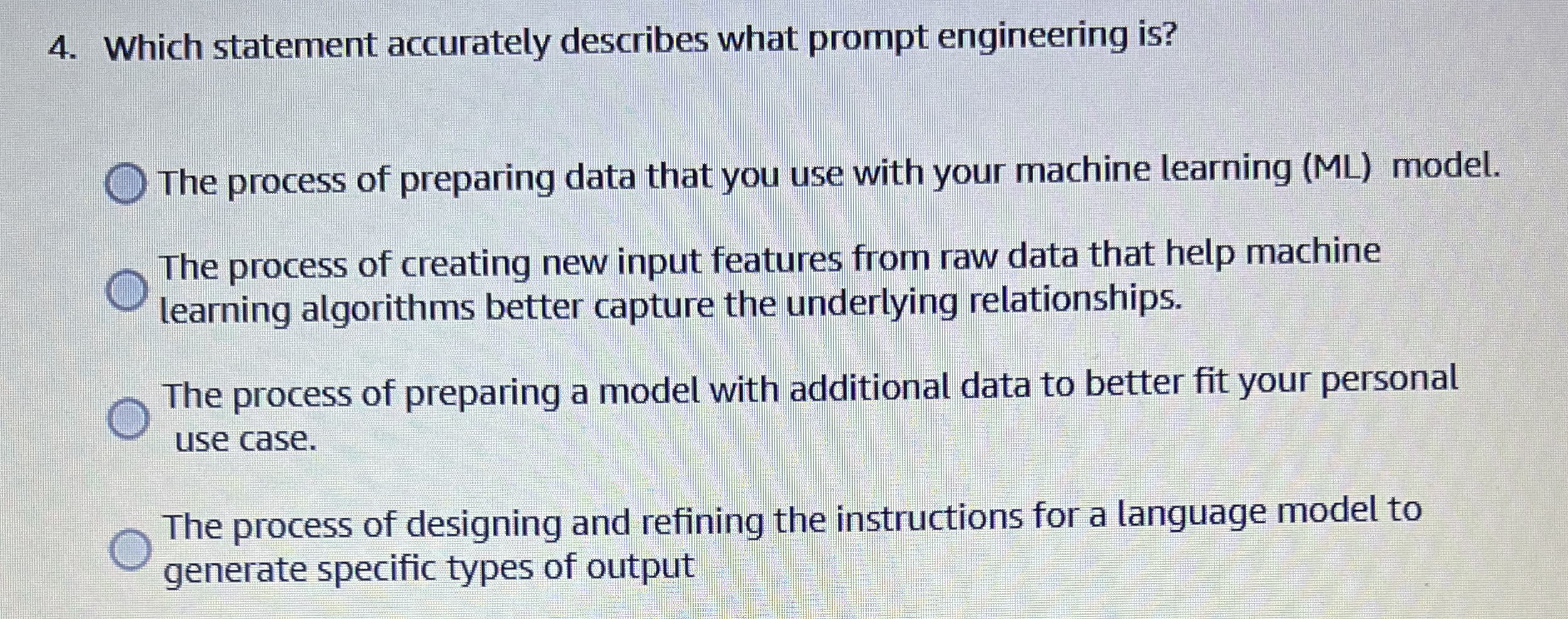 Which statement accurately describes what prompt