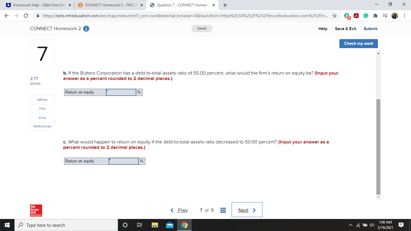 *Homework Help - Q&A from Onl x @ CONNECT