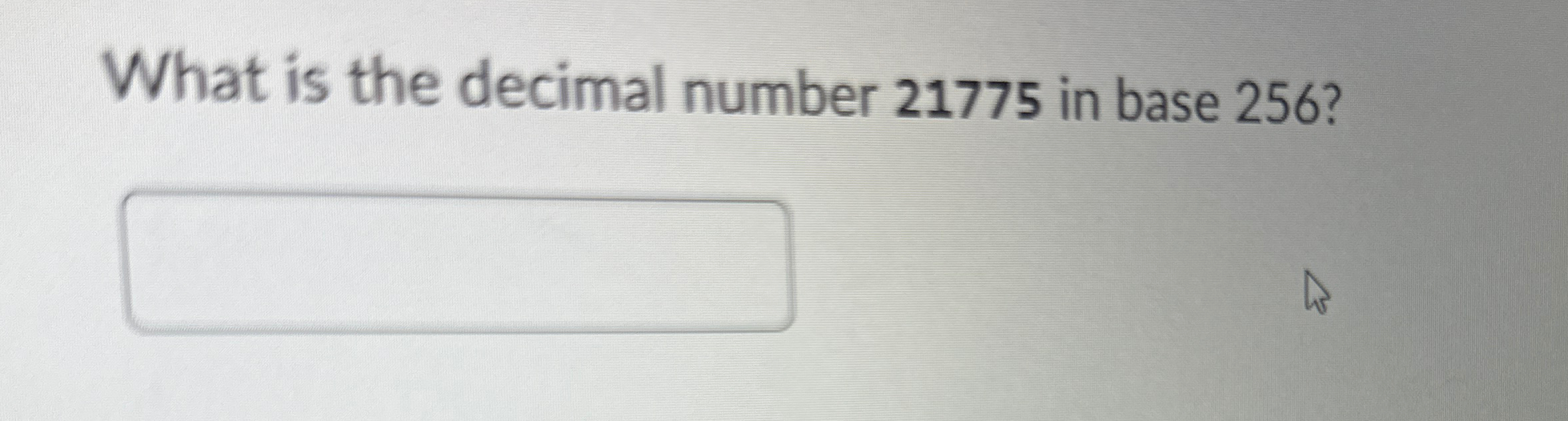 What is the decimal number 2 1 7 7 5 in base 2 5