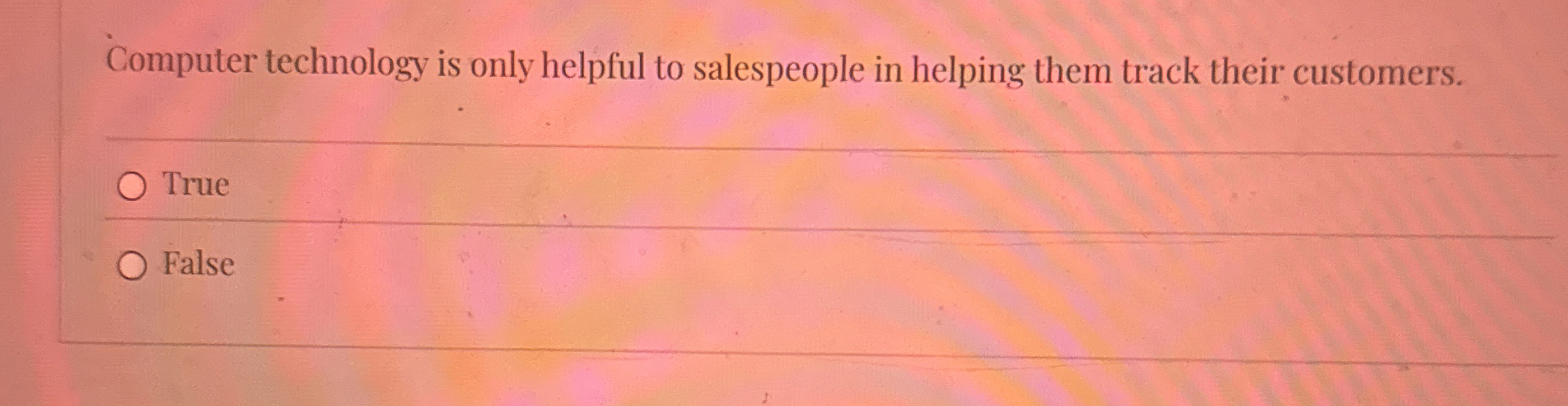 Computer technology is only helpful to