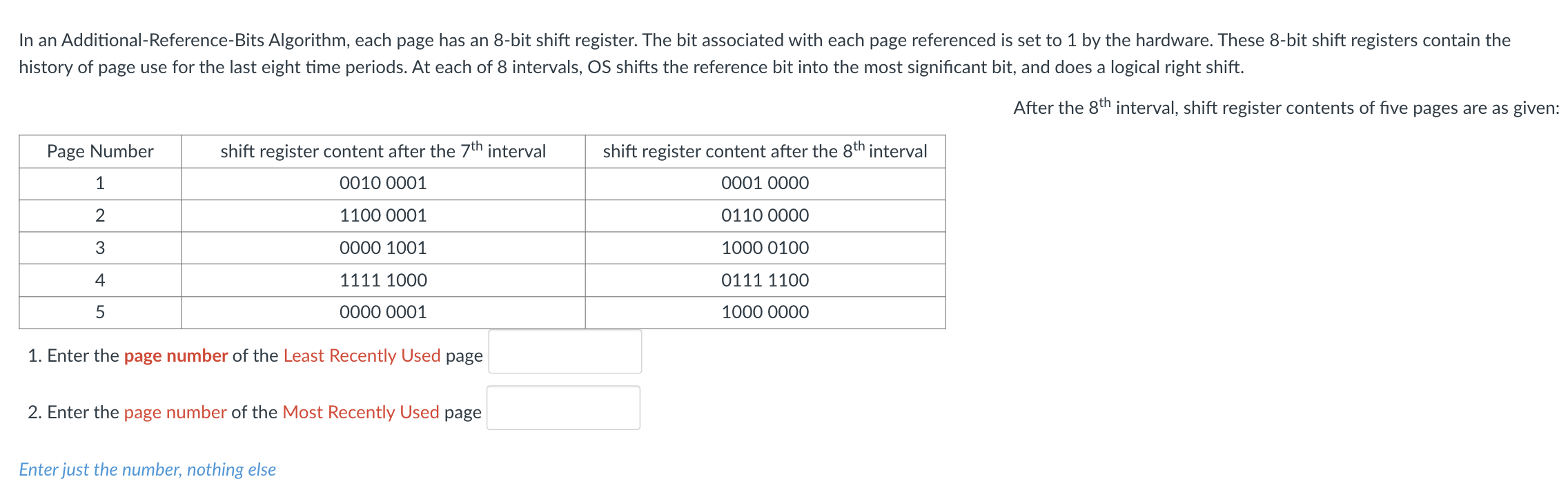 In an Additional - Reference - Bits Algorithm,