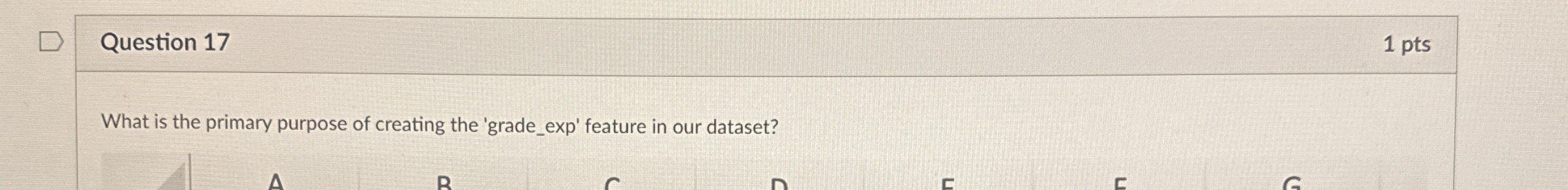 What is the primary purpose of creating the