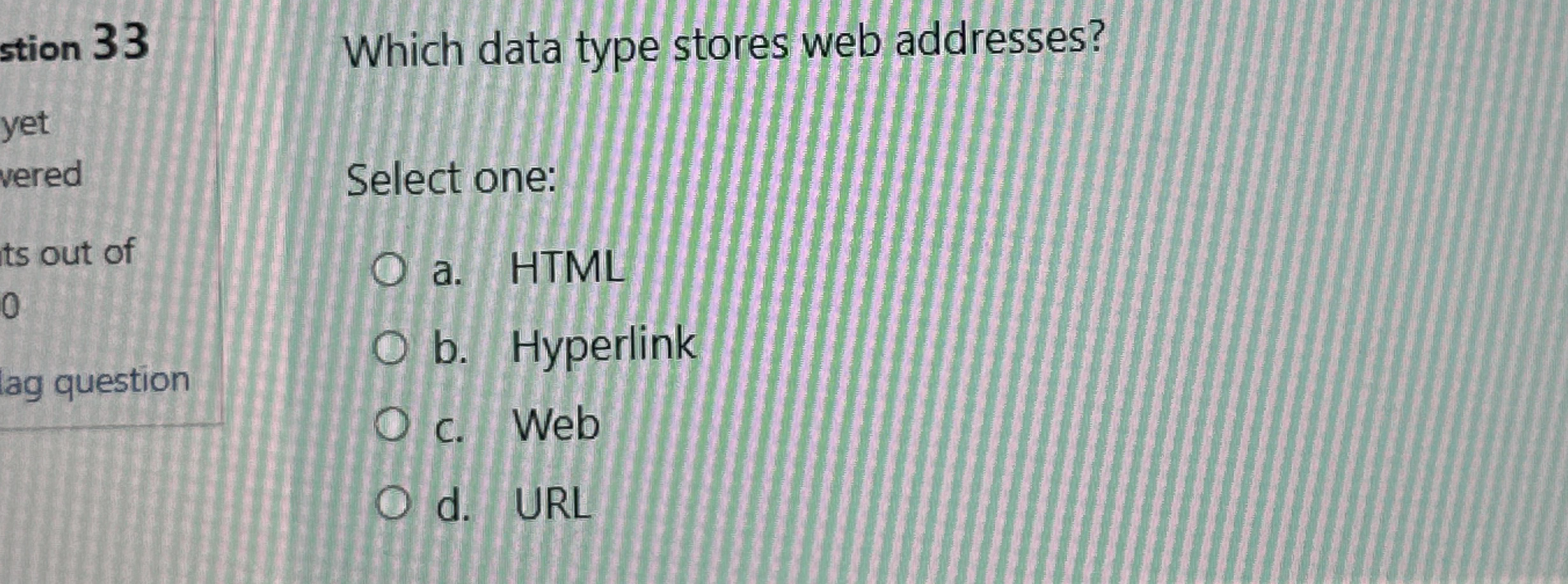 stion 3 3 yet vered ts out of 0 lag question