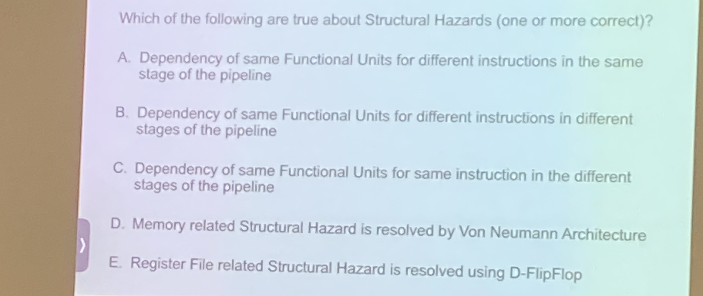Which of the following are true about Structural