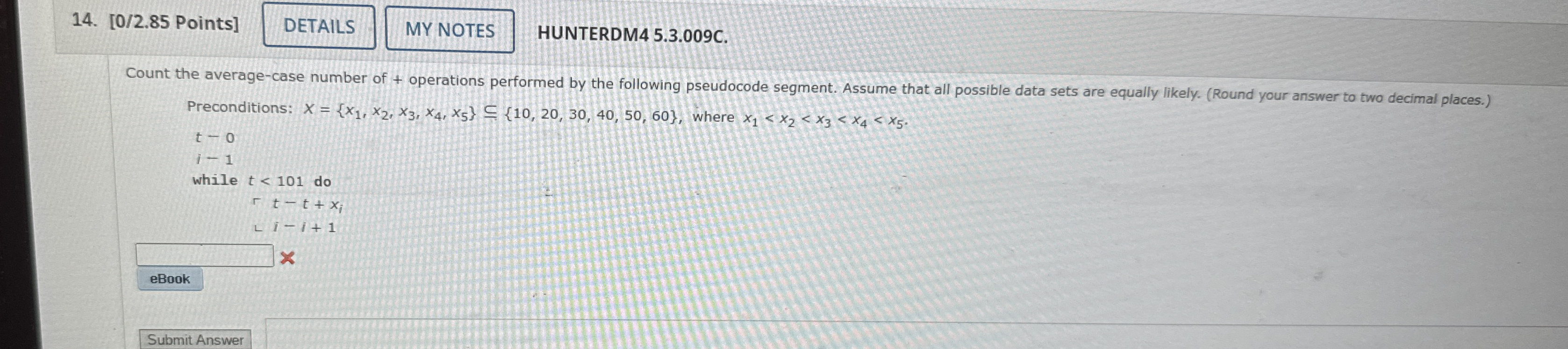[ 0 / 2 . 8 5 Points ] HUNTERDM 4 5 . 3 . 0 0 9 C