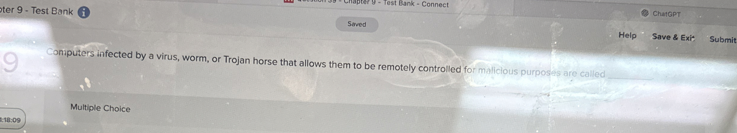 9 - Test Bank Cnapter 9 - Test Bank - Connect