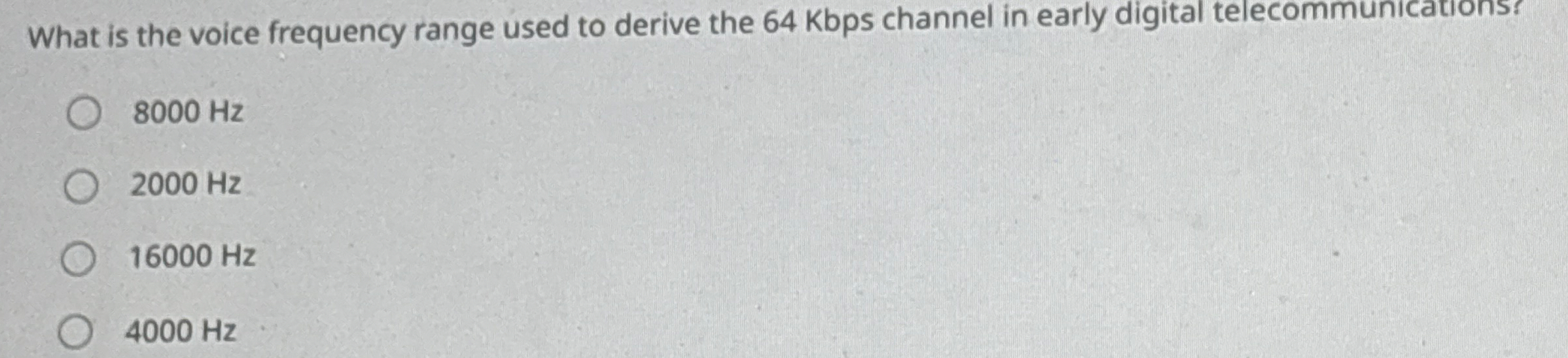 What is the voice frequency range used to derive